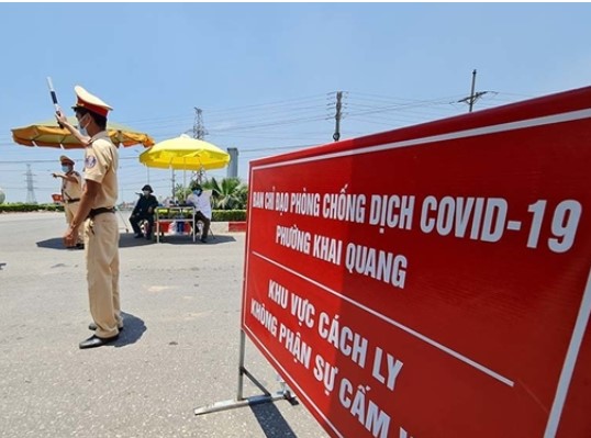 Lập 9 chốt kiểm soát dịch bệnh Covid-19 tại các tuyến đường trọng yếu vào tỉnh Vĩnh Phúc