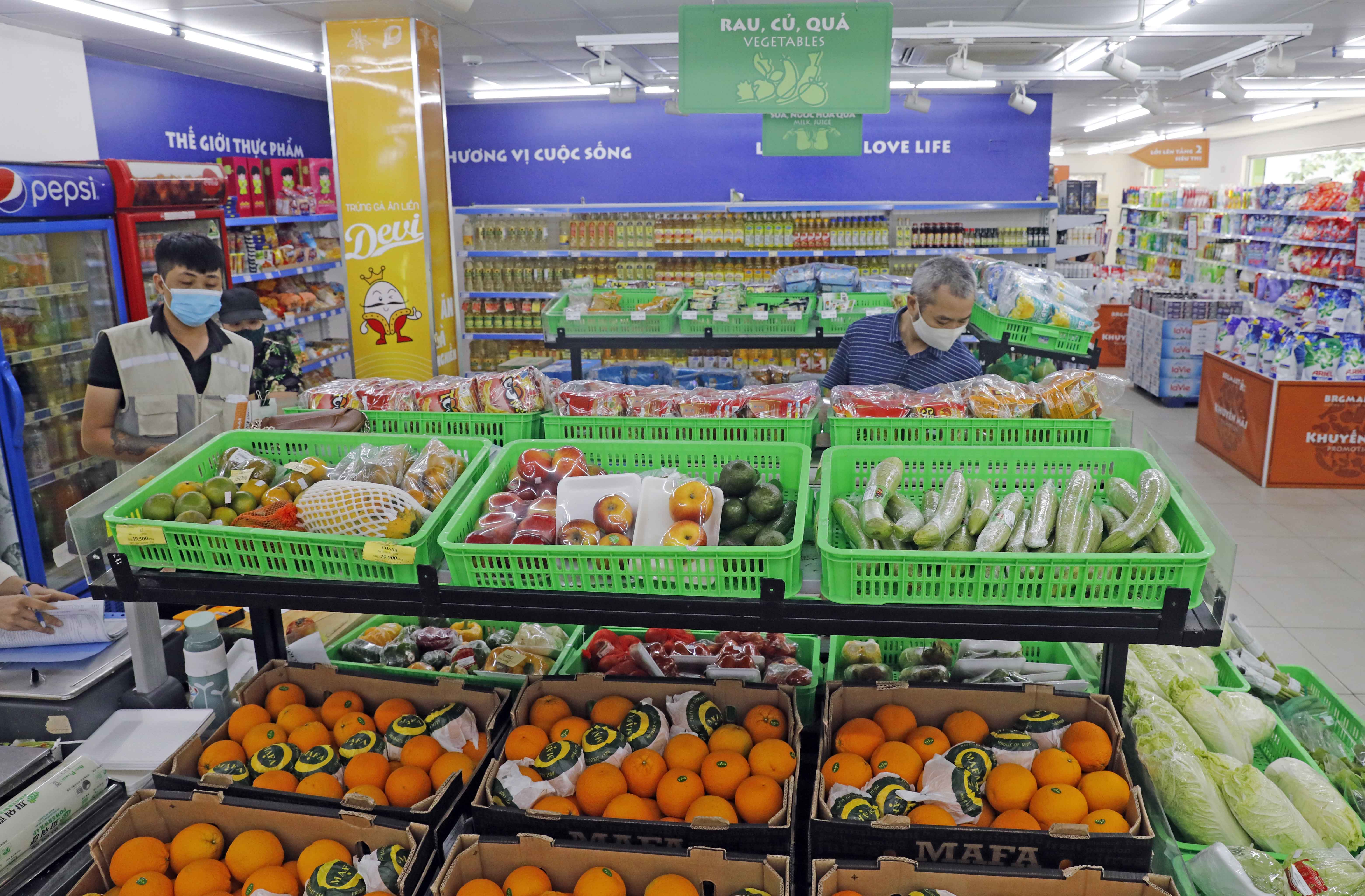 BRGMart tham gia cung ứng hàng hóa thiết yếu tại chương trình siêu thị 0 đồng