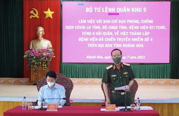 Khánh Hoà chuẩn bị đưa Bệnh viện dã chiến số 4 vào hoạt động