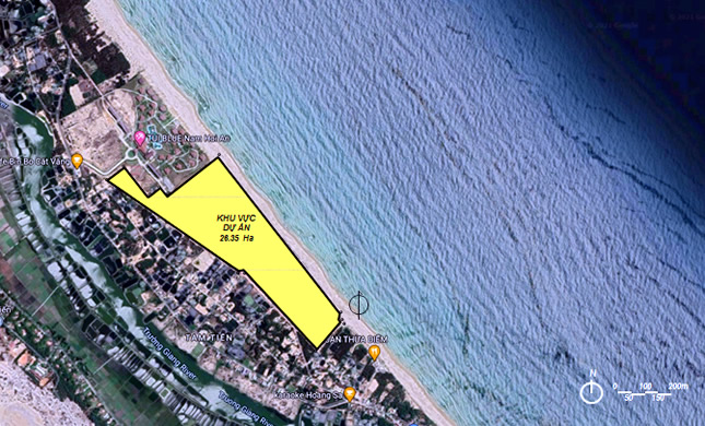 Cần tăng mật độ cây xanh trong quy hoạch Khu du lịch sinh thái biển Cát Vàng Chu Lai giai đoạn 2