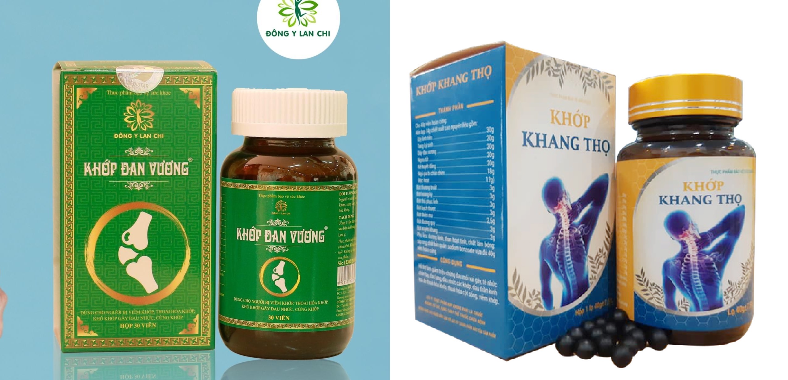 Cẩn trọng trước thông tin sản phẩm TPBVSK Khớp Đan Vương và Khớp Khang Thọ được quảng cáo “đặc trị xương khớp”