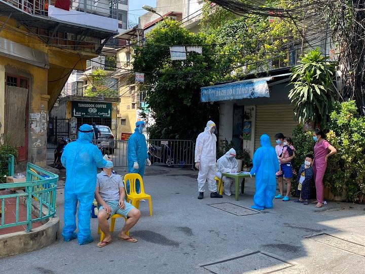 Sáng 58, Hà Nội ghi nhận 21 ca dương tính với Covid-19