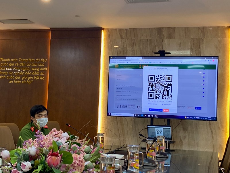 Bộ Công an ra mắt hệ thống kê khai Covid-19