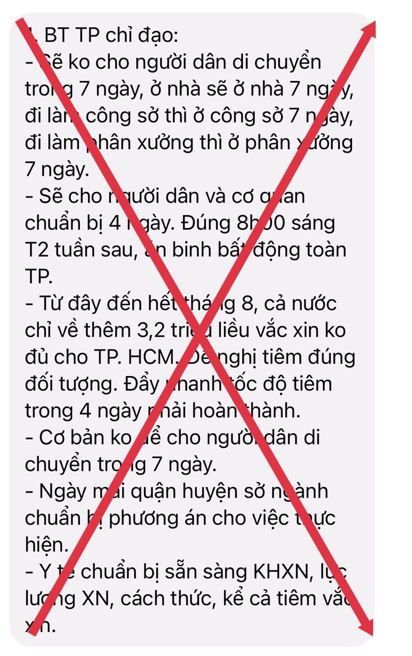 Hà Nội bác bỏ thông tin không cho người dân di chuyển trong 7 ngày 