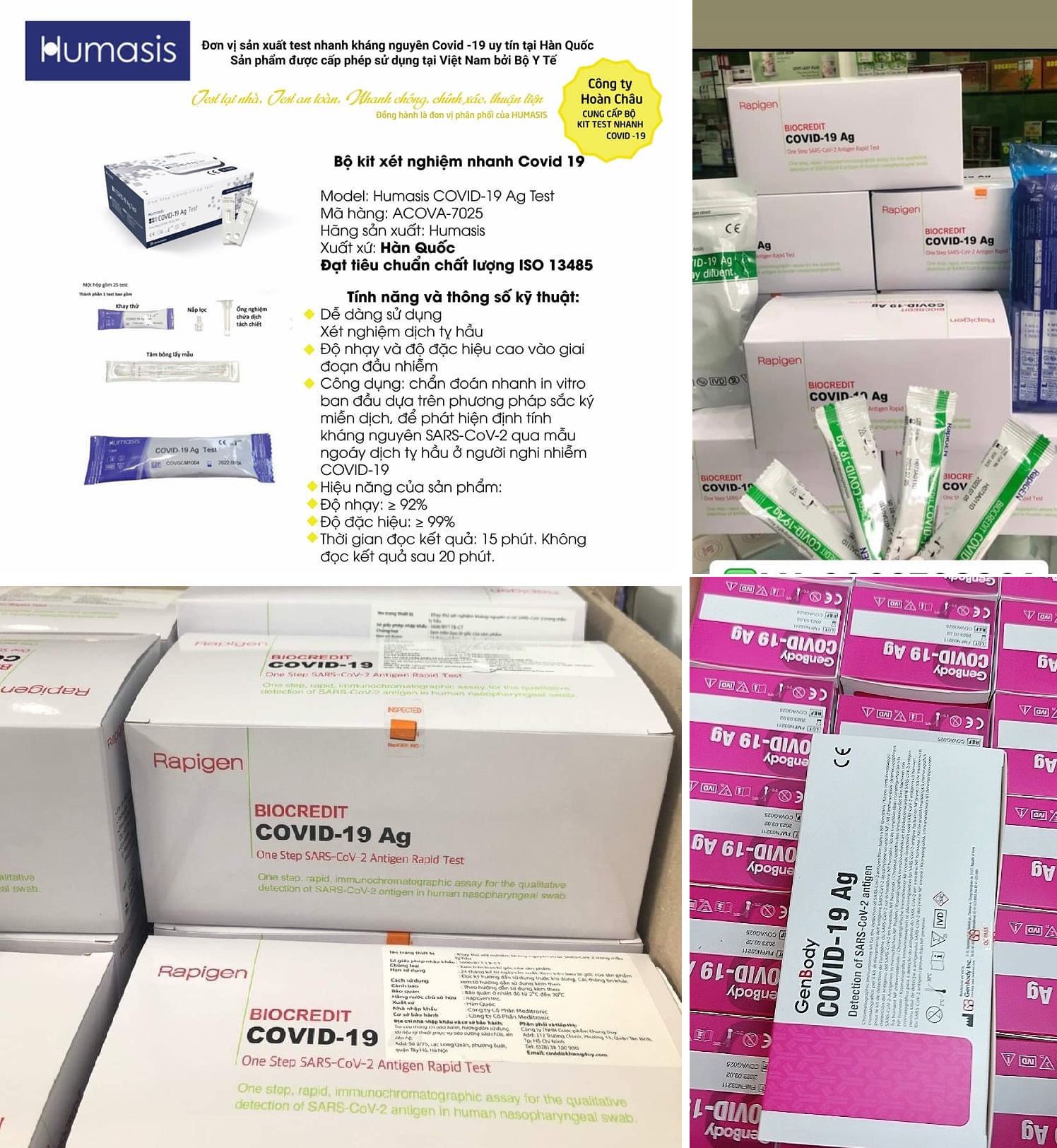 Người tiêu dùng cẩn trọng khi mua kit test nhanh Covid-19