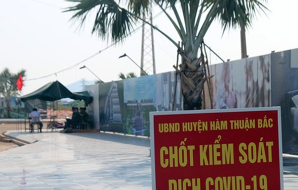 Hai chủ tịch xã ở Bình Thuận bị phê bình vì lơ là phòng chống dịch Covid-19