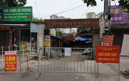 Hà Nội phong tỏa chợ Mậu Lương do liên quan ca nhiễm Covid-19