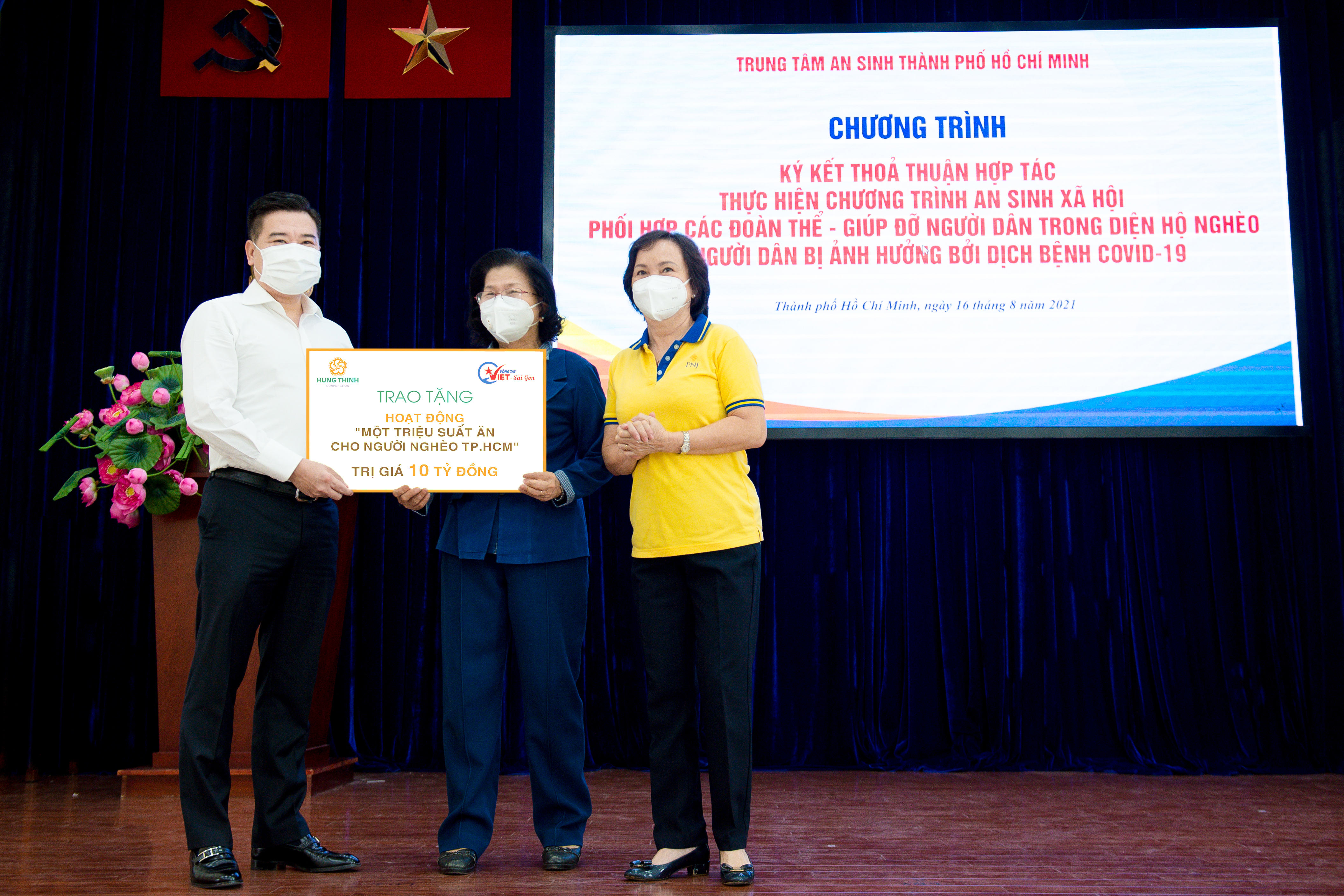 Tập đoàn Hưng Thịnh tiếp tục góp 10 tỷ đồng hỗ trợ triệu suất ăn cho người nghèo