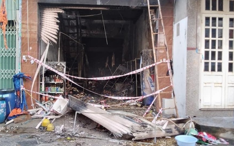 Bình Dương Cháy tiệm tạp hoá khiến gia đình 5 người thiệt mạng