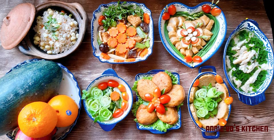 Gợi ý mâm cơm chay 7 món cúng Rằm tháng 7 Âm lịch