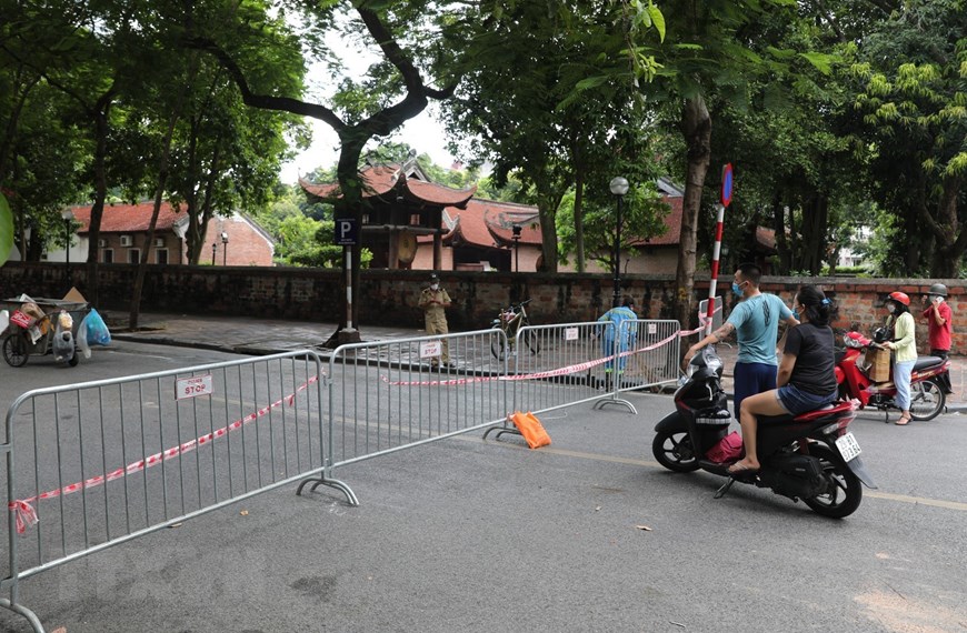Hà Nội phong tỏa hai phường Văn Chương và phường Văn Miếu sau khi ghi nhận 22 ca dương COVD-19