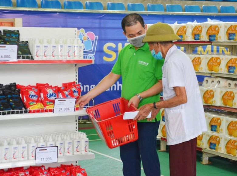 Những giọt nước mắt hạnh phúc tại siêu thị mini 0 đồng huyện Thanh Oai