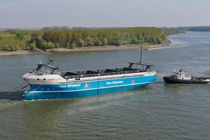 Tàu chở hàng không phát thải, không có phi hành đoàn do Na Uy chế tạo sẽ hạ thủy vào cuối năm