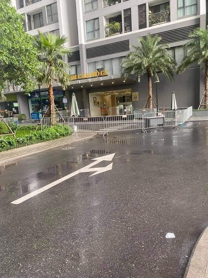 Hà Nội Phong tỏa tạm thời tòa G2 KĐT Vinhomes Greenbay do có 01 ca bệnh dương tính SARS-Cov-2