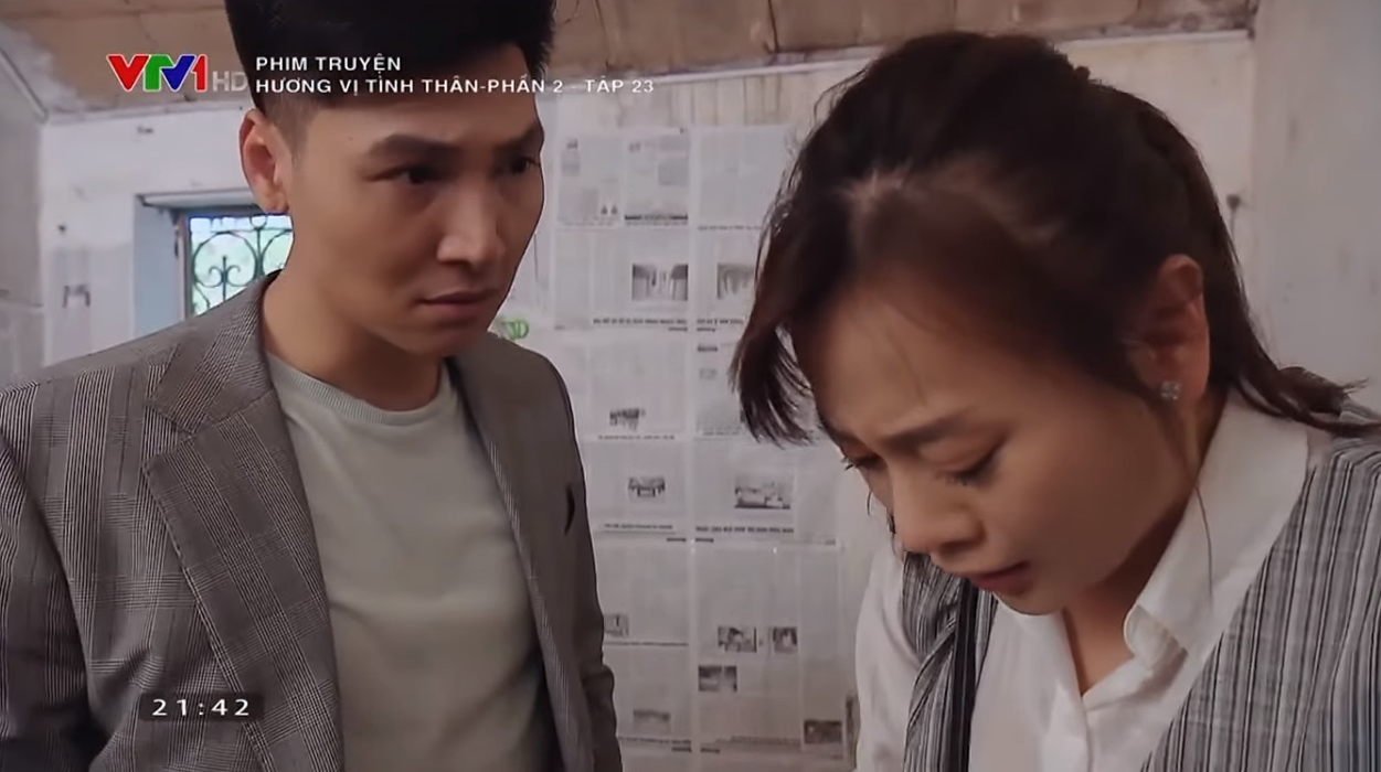 Hương vị tình thân tập 23 phần 2 Nam khóc nấc khi phát hiện ông Sinh chính là bố đẻ của mình