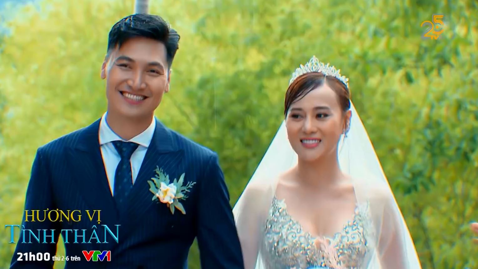 Hương vị tình thân tập 26 phần 2 Toàn cảnh đám cưới đẹp như mơ của Long và Nam, ông Sinh lỡ hẹn dắt tay con gái vào lễ đường
