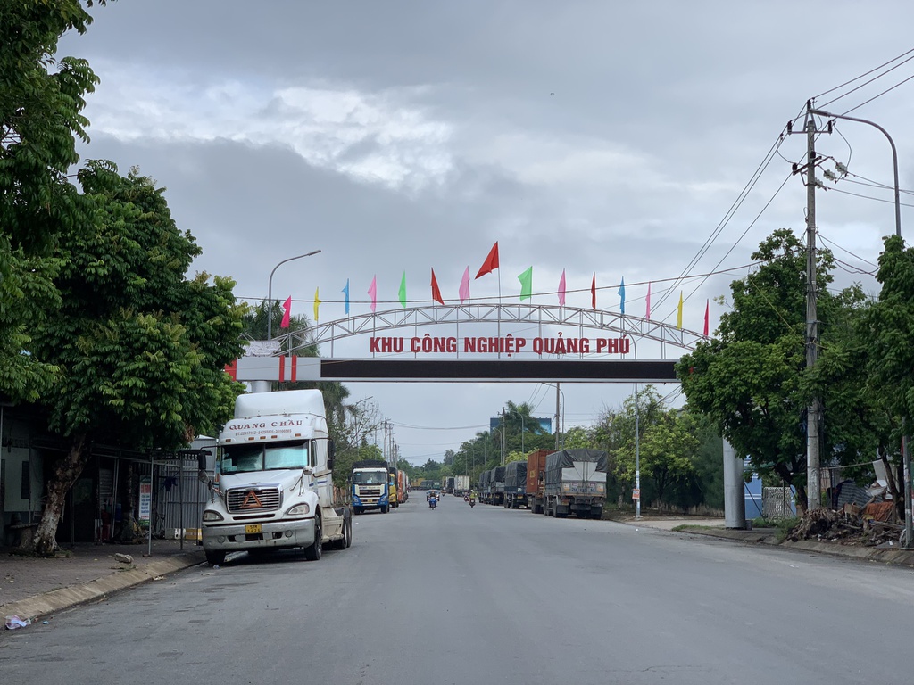 Phát hiện ổ dịch mới, Quảng Ngãi phong tỏa các doanh nghiệp ở Khu công nghiệp Quảng Phú