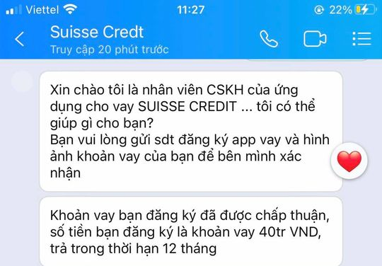 Chưa vay được 300 triệu đồng đã bị lừa nộp 1,1 tỉ đồng các khoản phí phát sinh