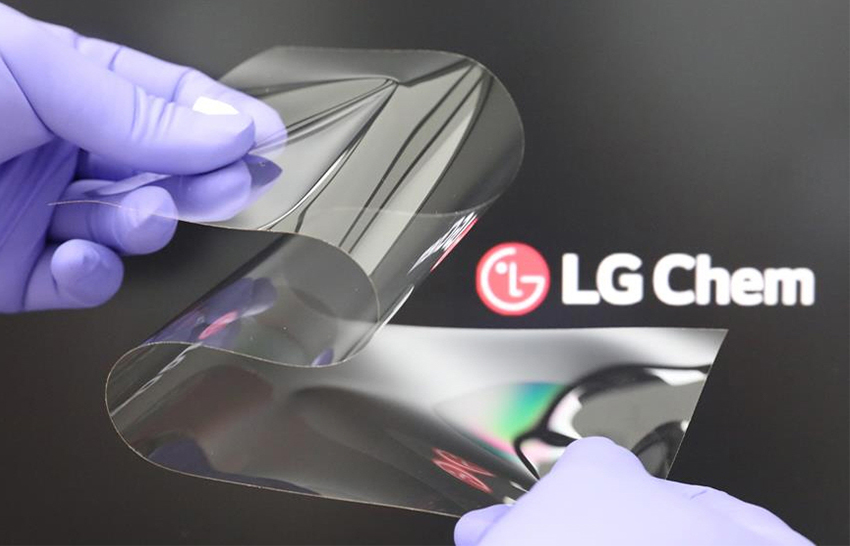 LG Chem phát triển màn hình mới cho điện thoại gập, một loại nhựa nhiệt dẻo, hiệu suất cao và khả năng chống nứt tốt