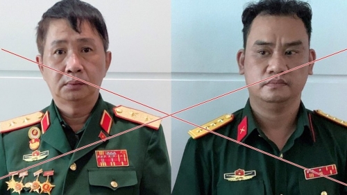 Khởi tố bắt tạm giam 2 đối tượng giả danh sỹ quan quân đội