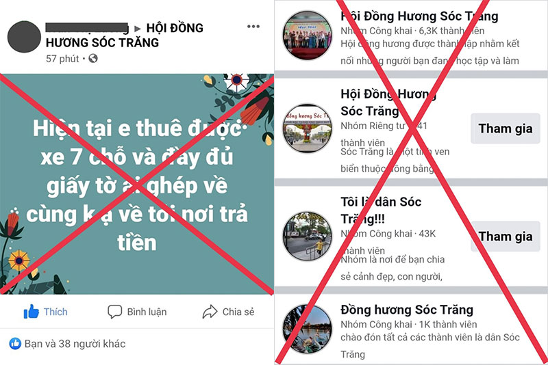 Sóc Trăng Người dân cần cảnh giác, không để bị lôi kéo trở về quê bằng xe máy