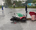 Đôi nam nữ đi đường ở Hà Nội bị sét đánh tử vong 