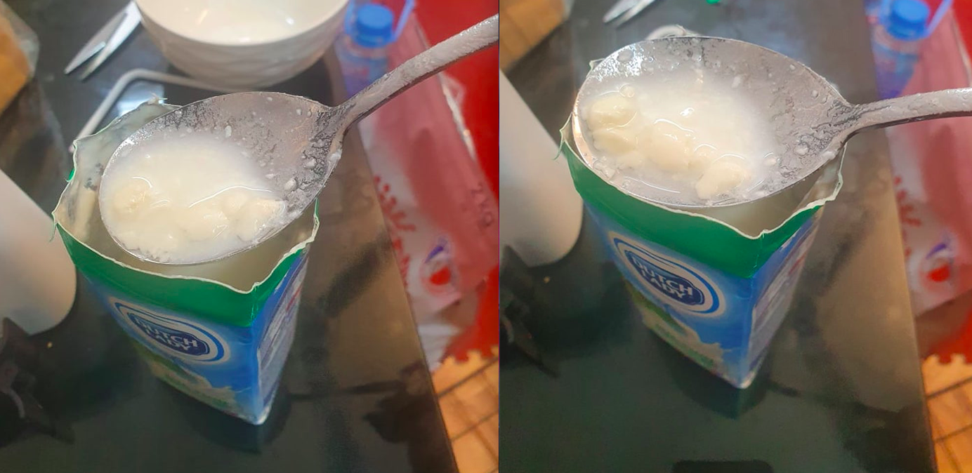 Phát hoảng vì mua phải sữa Dutch Lady vón cục, bốc mùi khó chịu dù vẫn còn hạn sử dụng