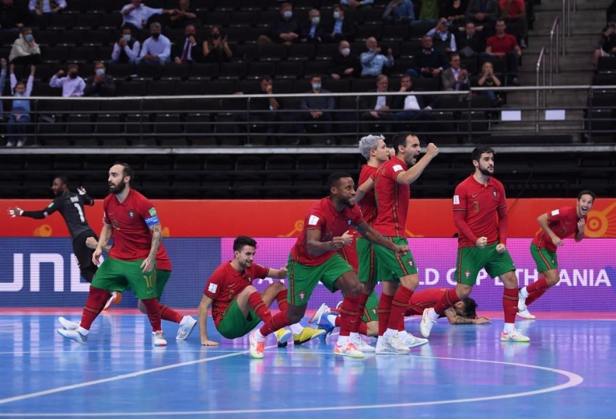 Futsal Bồ Đào Nha chạm trán nhà đương kim vô địch Argentina ở chung kết Futsal World Cup 2021