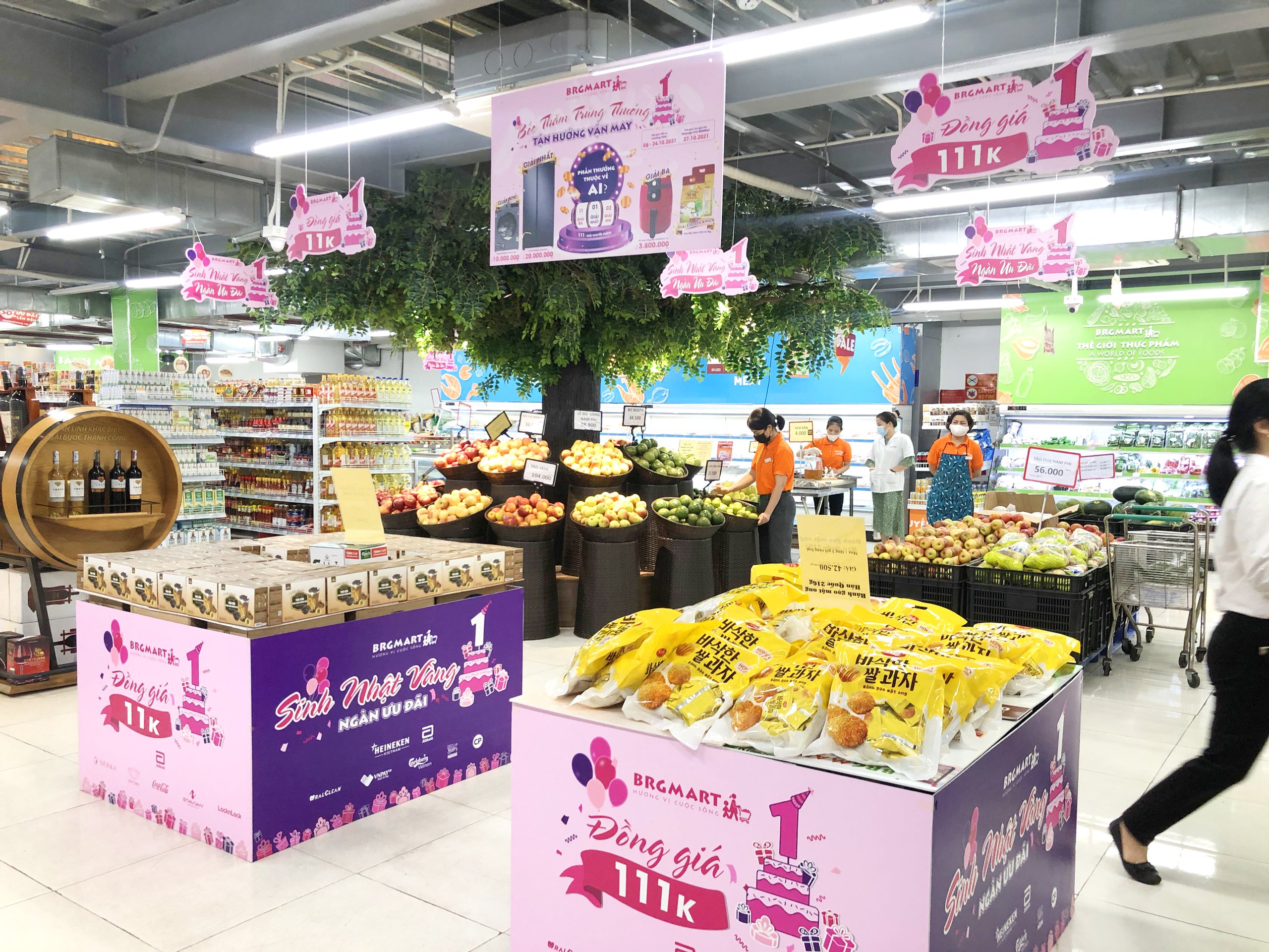 Hệ thống siêu thị BRGMart  Minimart HaproFoodBRGMart tưng bừng khuyến mãi mừng sinh nhật 