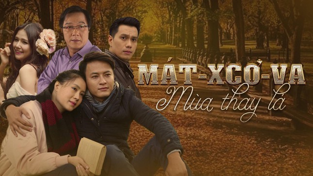 Matxcơva mùa thay lá Fan thích thú gặp lại Hồng Đăng - Hồng Diễm - Việt Anh trong phim nối sóng Hương vị tình thân