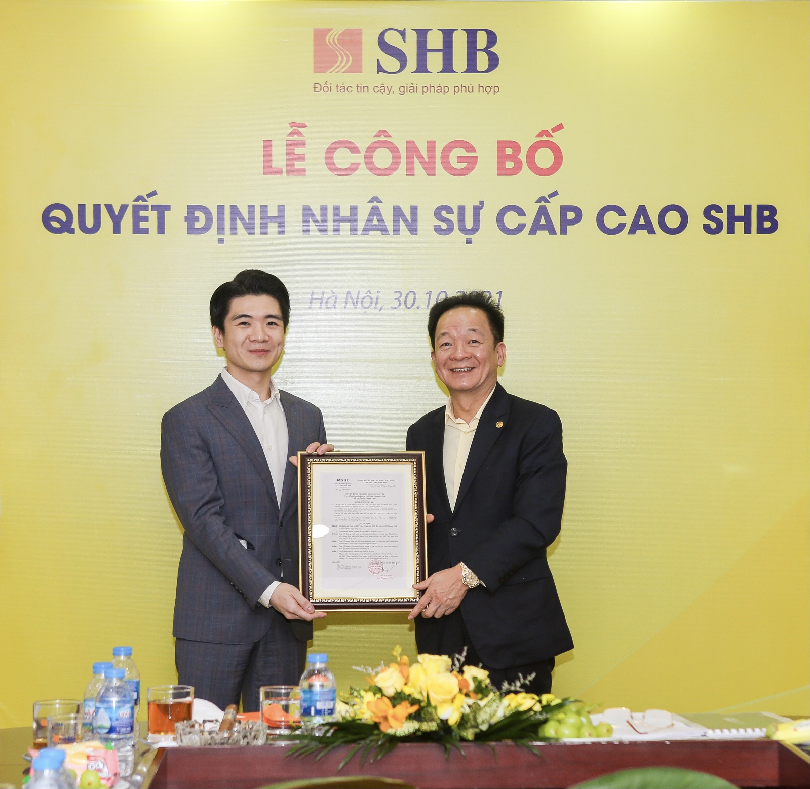 SHB bổ nhiệm ông Đỗ Quang Vinh làm Phó Tổng Giám đốc 