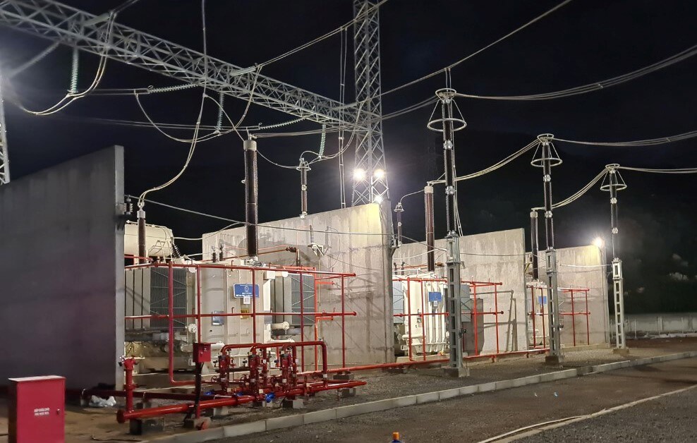 Hoàn thành toàn bộ công trình Trạm biến áp 500kV Nghi Sơn