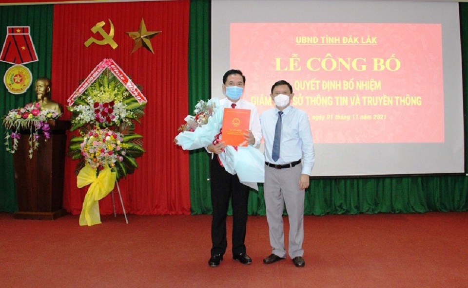Đắk Lắk có tân Giám đốc Sở Thông tin và Truyền thông