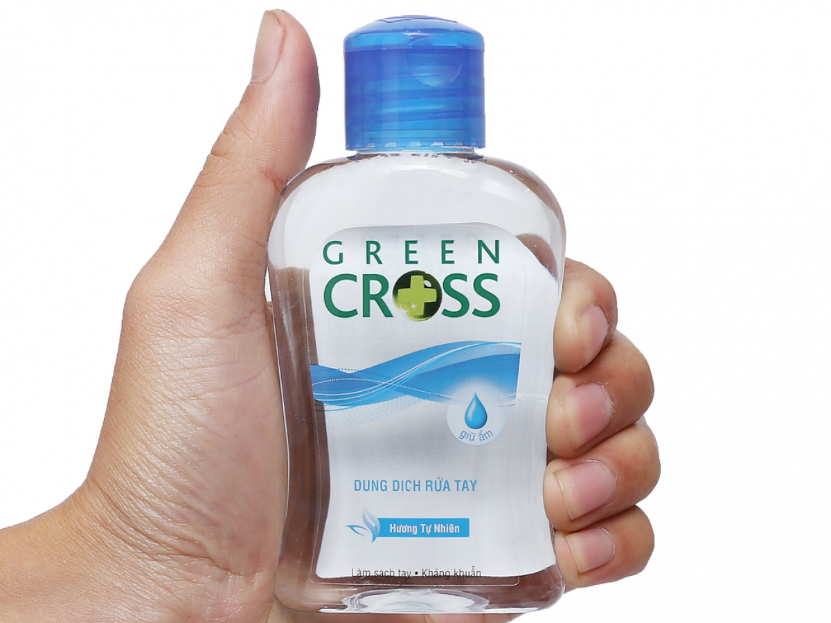 Đình chỉ và thu hồi “Dung dịch rửa tay Green Cross hương tự nhiên”