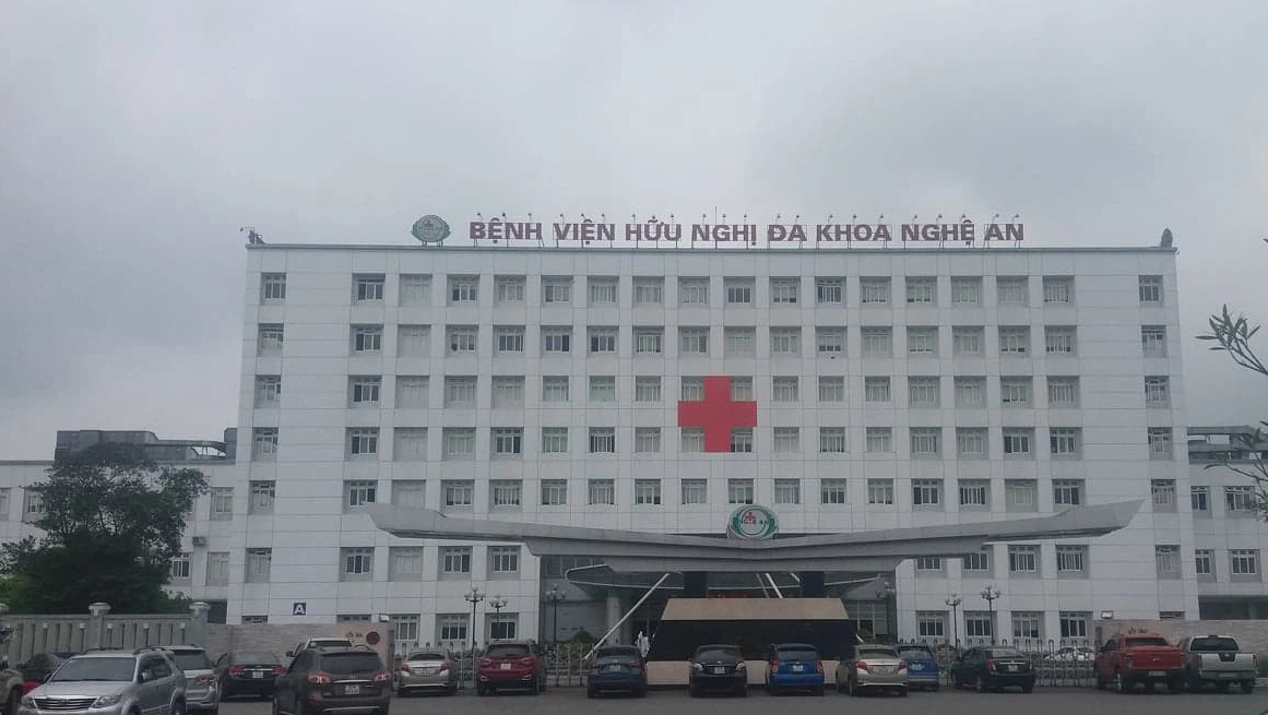 Phong tỏa một phần Bệnh viện Hữu nghị đa khoa Nghệ An do xuất hiện ca mắc COVID-19