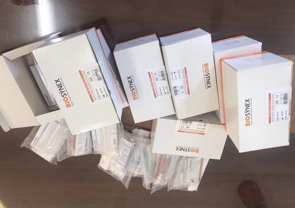 Đắk Nông Thu giữ hàng trăm bộ kit test nhanh COVID-19 không có hóa đơn chứng từ