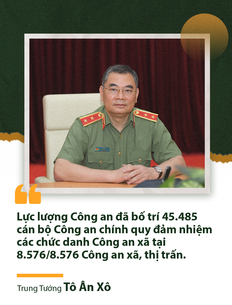 Công an xã chính quy góp phần tạo nên kỳ tích trong chiến dịch làm CCCD - 6