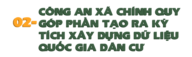 Công an xã chính quy góp phần tạo nên kỳ tích trong chiến dịch làm CCCD - 8