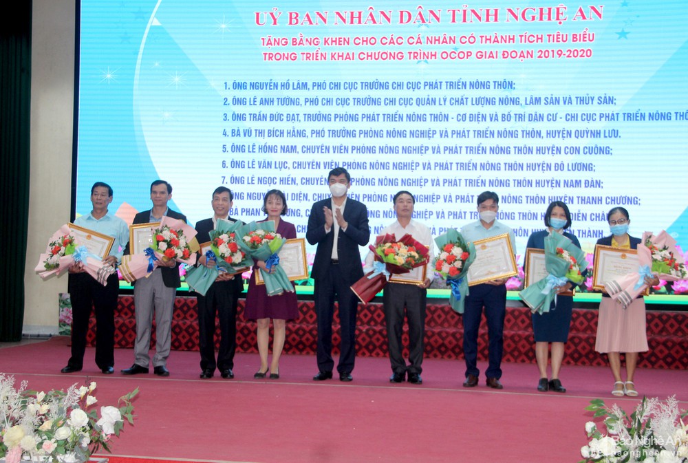 Toàn tỉnh Nghệ An có 113 sản phảm OCOP đạt 3 sao