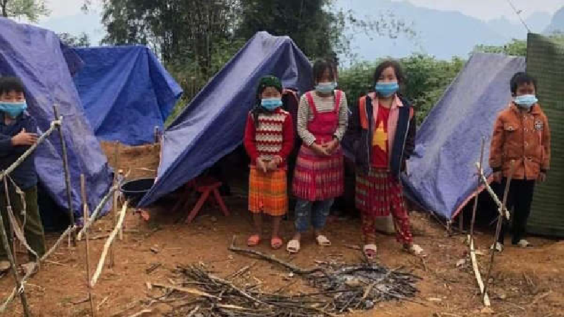 Thông tin cách ly học sinh trong các lều bạt tạm bợ ở Hà Giang là không chính xác