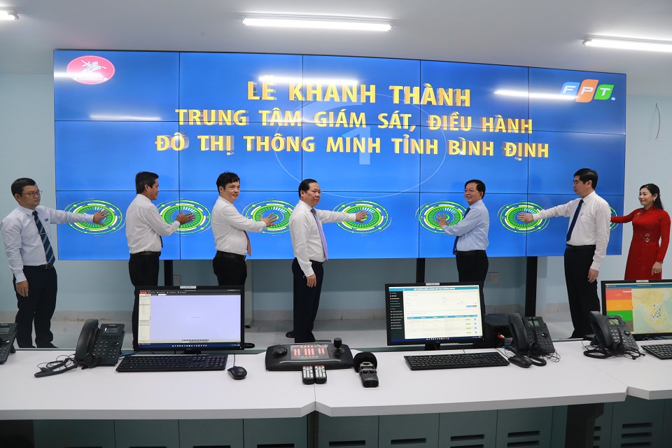 Bình Định khánh thành Trung tâm giám sát, điều hành đô thị thông minh