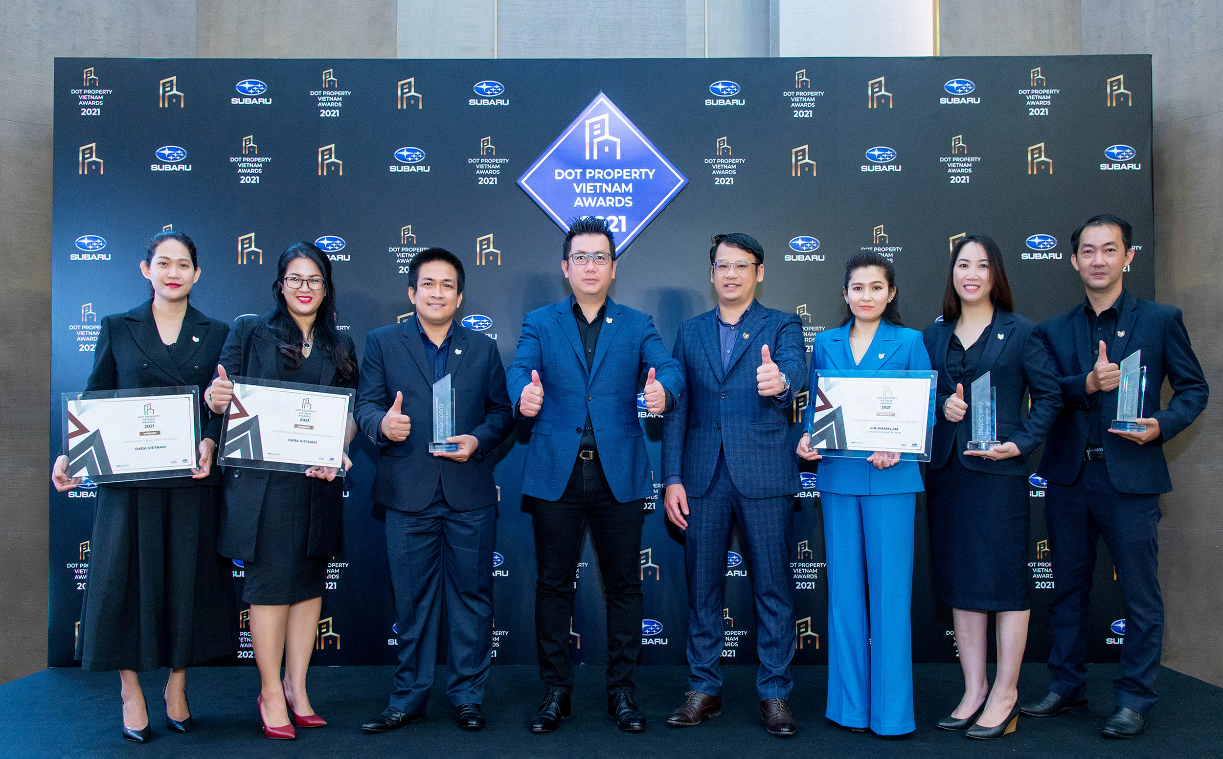DKRA Vietnam tiếp tục lập hat-trick giải thưởng Dot Property Vietnam Awards