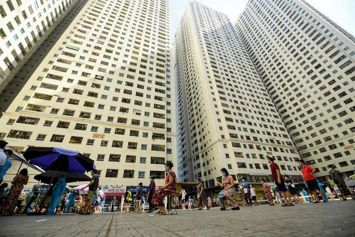 Hà Nội Tạm phong tỏa chung cư HH2A Linh Đàm do có ca dương tính