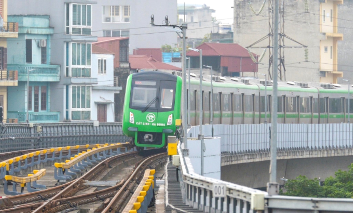 Bắt đầu thu vé tàu điện Cát Linh - Hà Đông từ ngày 2111
