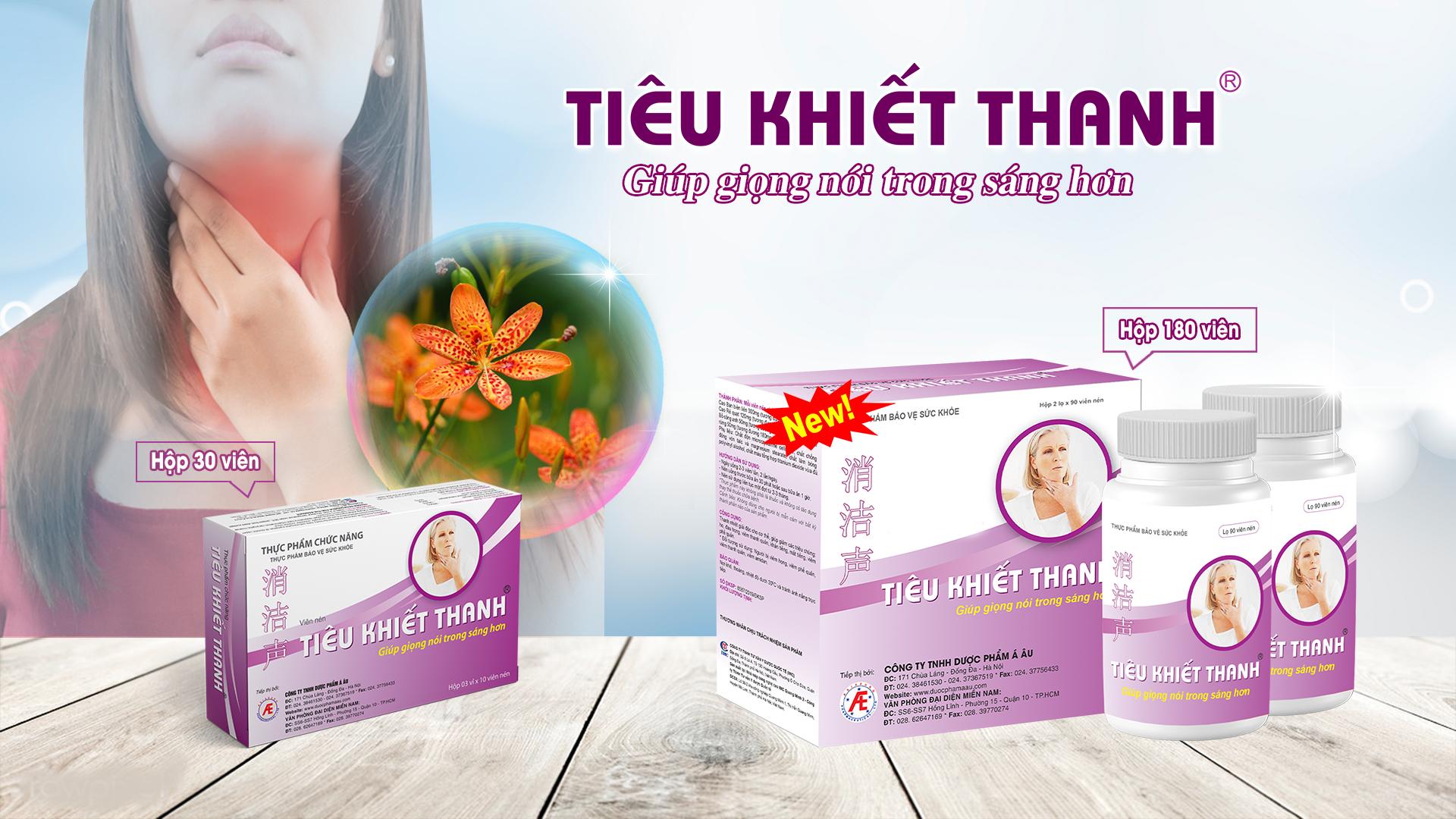Tiêu Khiết Thanh - Bí kíp đẩy lùi khàn giọng mất tiếng hiệu quả