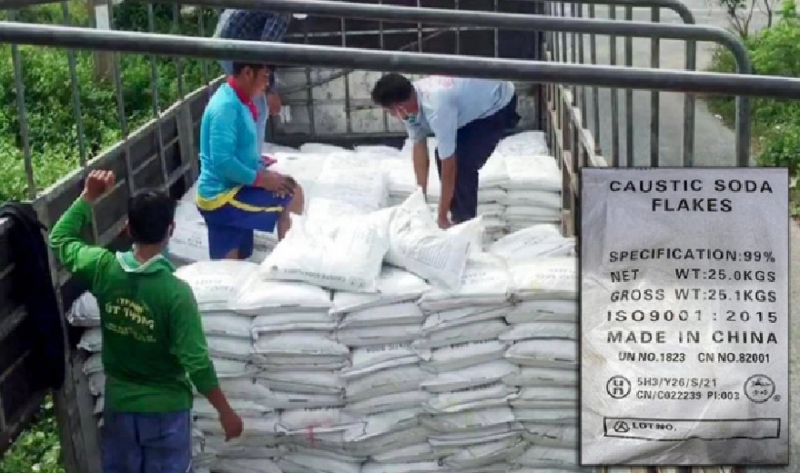 Bắt vụ vận chuyển 8 tấn hóa chất không rõ nguồn gốc xuất xứ