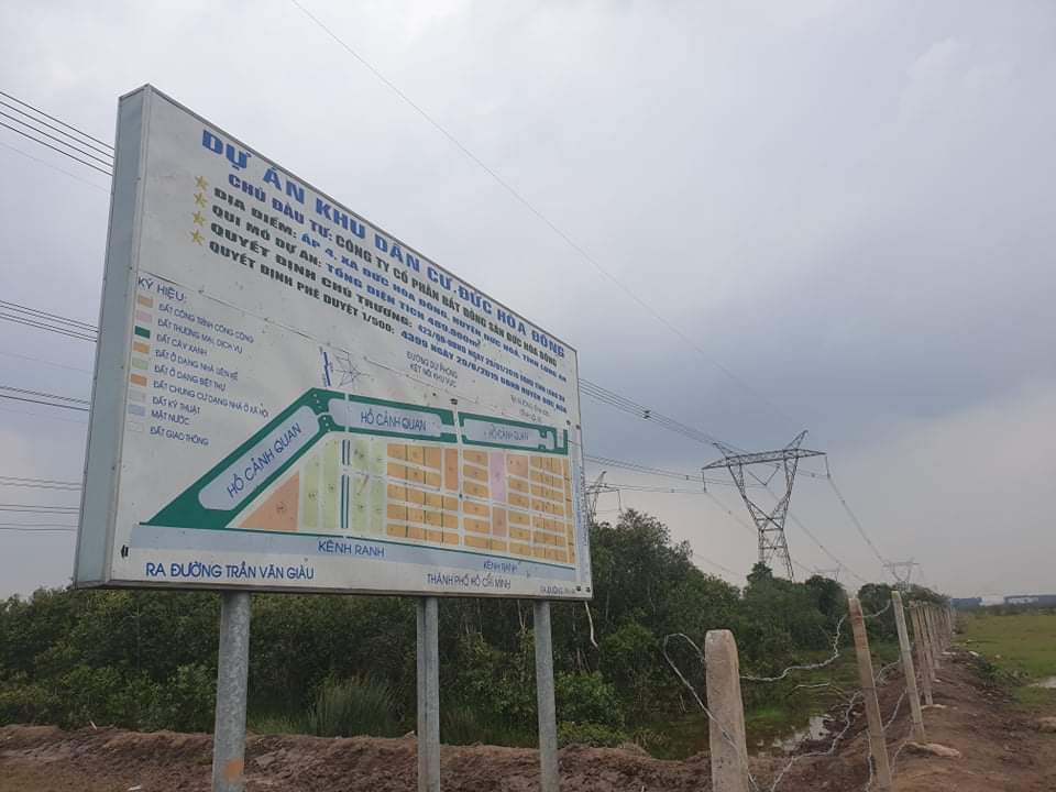 Long An Mới có quyết định giao đất, Công ty CP BĐS Đức Hòa Đông đã vội thu tiền khách hàng