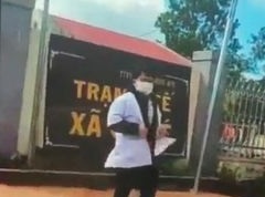 Đắk Lắk Làm rõ clip nhân viên trạm y tế xé áo blouse quẳng xuống đất