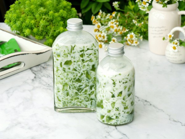 Thạch sữa dừa lá dứa - Thức uống giải nhiệt cơ thể