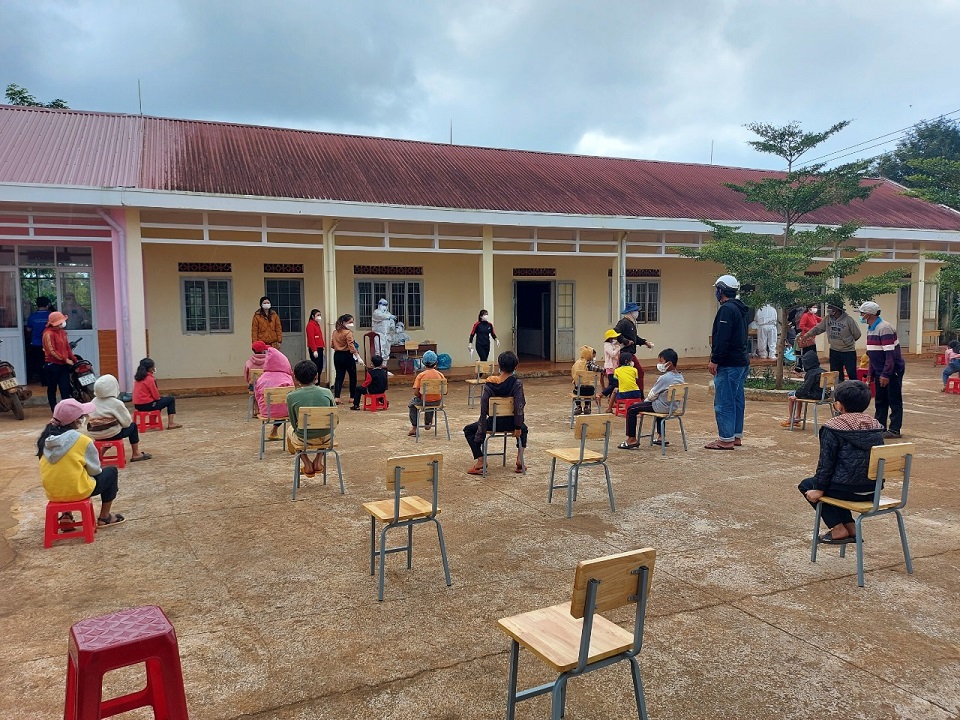 Nhiều học sinh ở Đắk Lắk dương tính với SARS-CoV-2